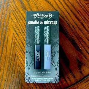 Kat Von D Smoke & Mirrors Mini lip duo in grayscale